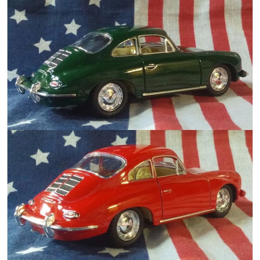 ポルシェ356 2台セット KiNSMART製 プルバックミニカー ポルシェ 356B カレラ2 porsche