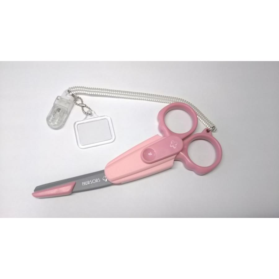 はさみ医療用 のびるバンジーナーサス ピンク 医療用ハサミ