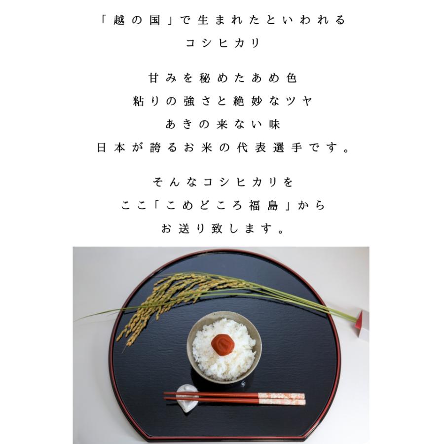 無洗米 10kg 送料無料 令和5年産 福島県会津産コシヒカリ 10kg(5kg×2袋)  米 10kg お米 10kg 厳選米 (沖縄・離島 別途送料+1100円)｜aizu-crops｜07