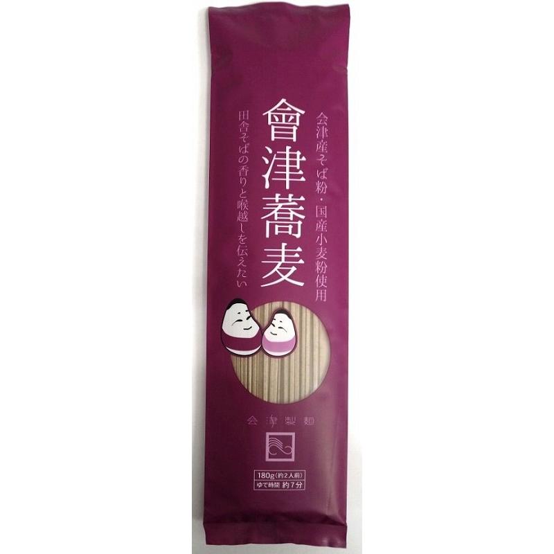 会津製麺　會津蕎麦（180ｇ）10束入　(ダンボール箱入) |  | 01