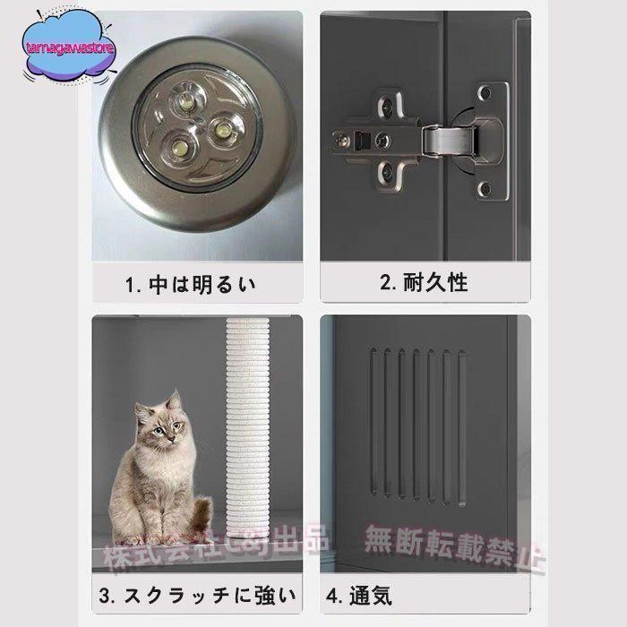 ペット 猫の別荘 全実木 アパート 別墅 通気 無臭 耐磨耗 ペット用品