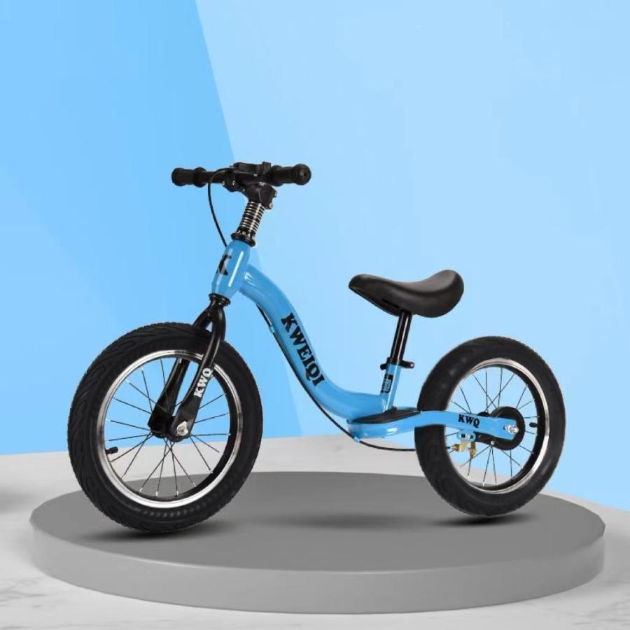 キックバイク ペダルウォーキング自転車なし 14/16/18インチ ブレーキ/フットレスト付きバランスバイク、 ストライダー ビッグキッド/アダルト/ボーイ/ガ 大きい_3