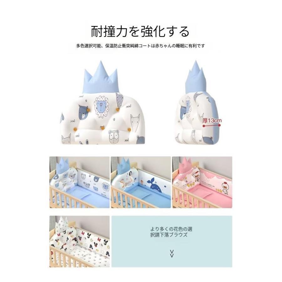 （保証3年）ベビー ベッド 木製 高さ調節 ベビー用品 新生児 赤ちゃん キャスター付 2段収納台付き 出産祝い 添い寝 ゆりかご 子供用 タイプ 天然_3