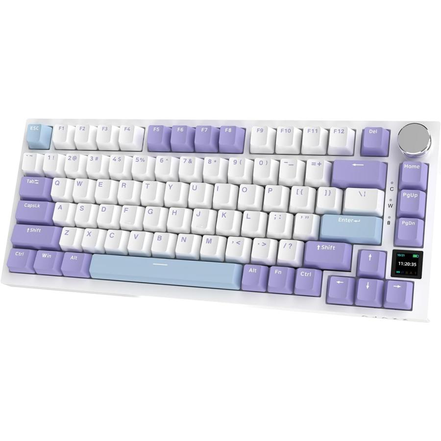 AJAZZ日本公式 AK820 PRO メカニカルキーボード 82キー 75% 3モード
