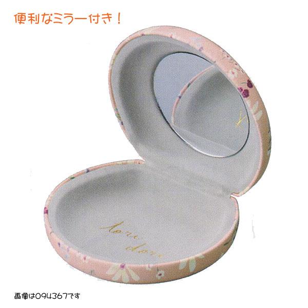 FRIENDS HILL フレンズヒル/ミラー付き アクセサリーケース/ハードケース バネ式 携帯用 猫 ネコ 花柄 フラワー ハナキャット 094367/45352798647705/パール | FRIENDSHILL | 01