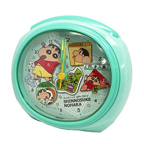 しんちゃんページです。タイマー 2台セット 欠品/プラスト ティーズファクトリー/連続秒針ベルアラームクロック