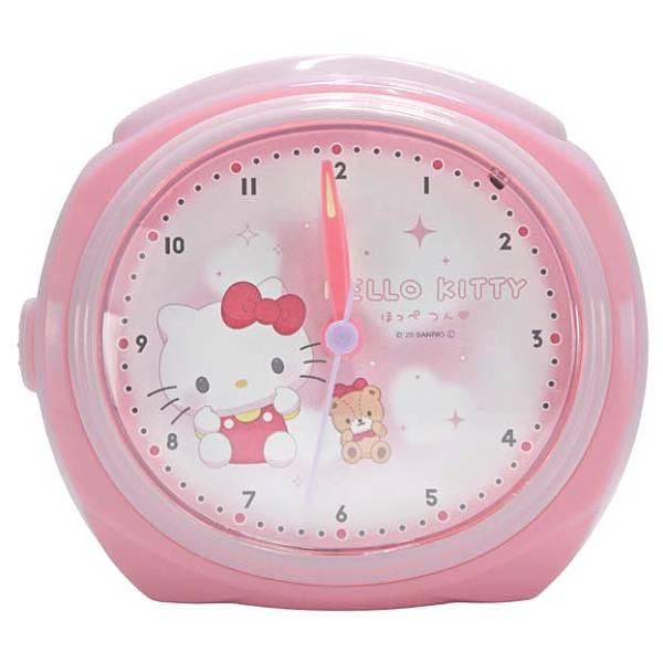 Hello Kitty アラームクロック ピンク サンリオ ハローキティ サンリオキャラクターズ/連続秒針ベルアラームクロック