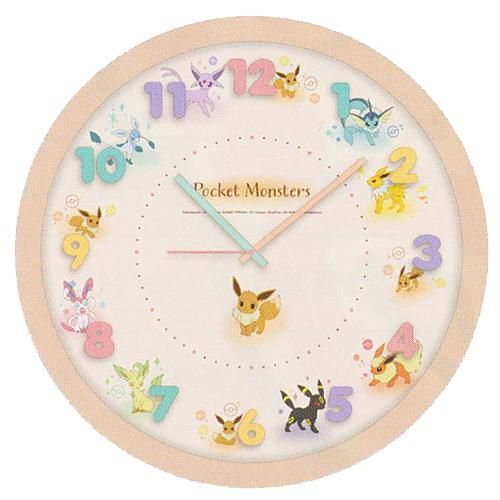 1年保証 6月末より再販予定 プラスト ティーズファクトリー アイコンウォールクロック 掛時計 ポケモン ポケットモンスター イーブイフレンズ 2926 198 取 Aynaelda Com