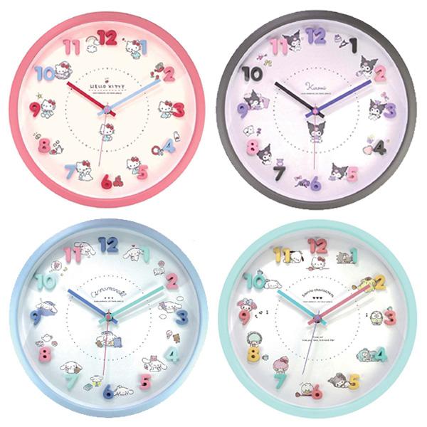 クロミ ○サンリオキャラクターズ SANRIO/アイコンウォールクロック