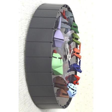 即納/リズム時計 掛け時計/機動戦士ガンダム 3Dクロック 即納/リズム時計 掛け時計/機動戦士ガンダム 3Dクロック
