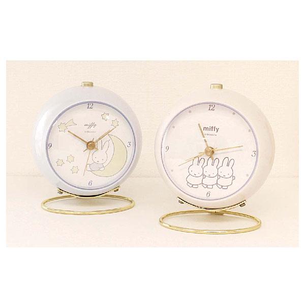Miffy（ミッフィー） miffy/リングクロック 置時計 コンパクト 卓上