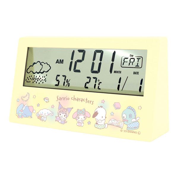 sanrio（サンリオ） サンリオ/キャラクター 多機能デジタルクロック