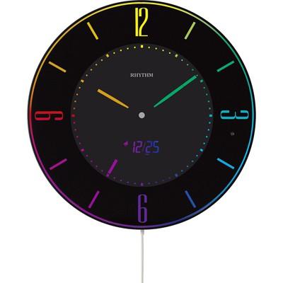 RHYTHM リズム掛時計 アナログ 8RZ197電波時計 RHYTHM リズム時計 電波掛時計/Iroria A（イロリア エー） アナログ 掛