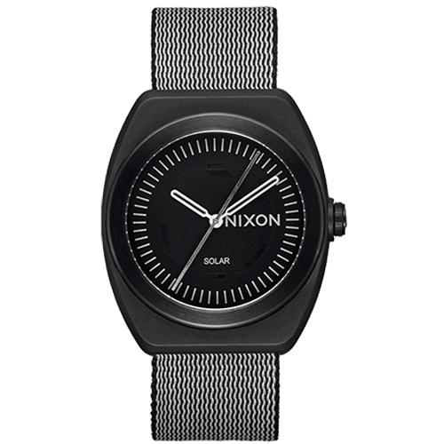 NIXON(ニクソン)　メンズウォッチ　レディースウォッチ　腕時計/Light-Wave　ソーラー充電　クオーツ/All Black　ブラック　A1322001-00（取）｜ajewelry