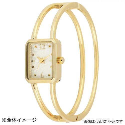 ●サンフレイム　J-AXIS　レディースウォッチ　腕時計/スクエアバングルウォッチ　/ゴールド　BL1214-G(取)｜ajewelry｜02