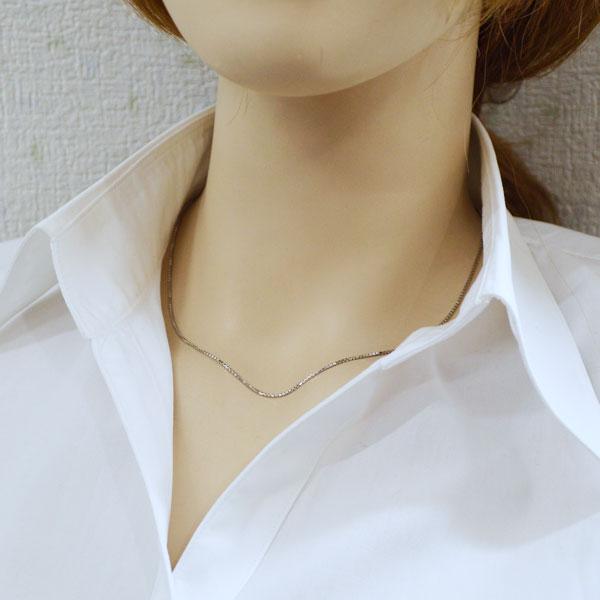 即納/Balestra バレストラ K18WG ベネチアン チェーン 即納/Balestra バレストラ K18WG ベネチアン チェーン