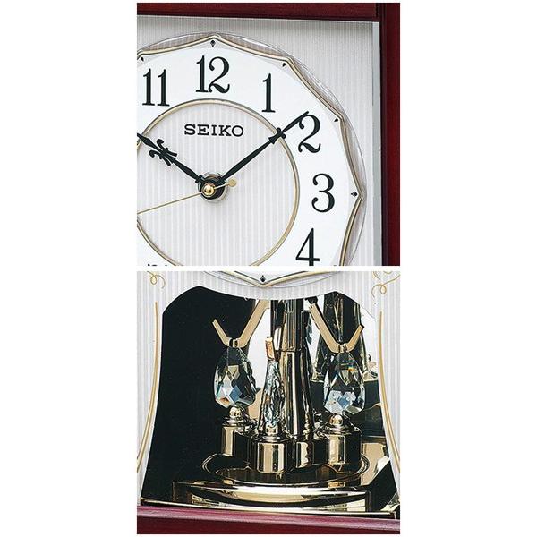 SEIKO セイコー(SEIKO) 電波置時計/スタンダード 回転飾り 木枠 SEIKO セイコー(SEIKO) 電波置時計/スタンダード 回転飾り 木枠