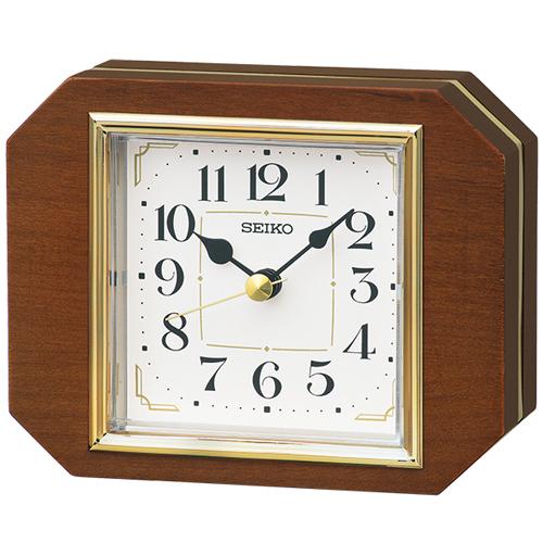 SEIKO（セイコー） クオーツ 置時計 掛置兼用 木枠/BZ364B(取