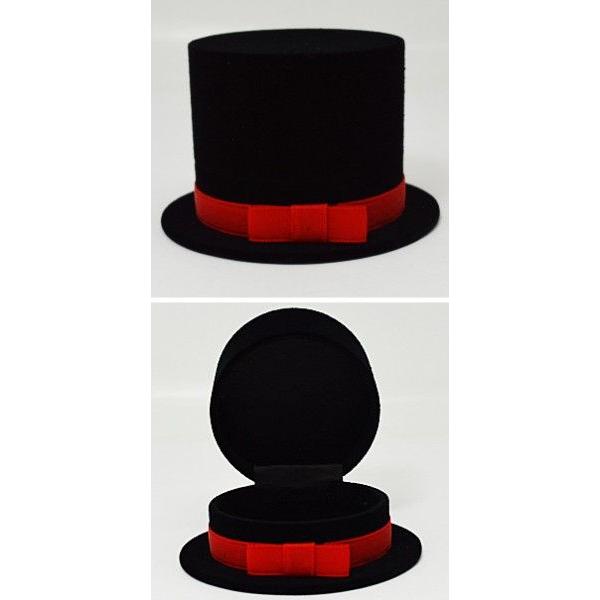 即納/　帽子型ジュエリーケース（3個セット）　ブラック(代引不可) |  | 01