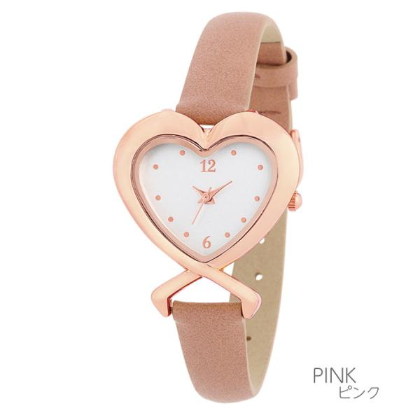 J-AXIS/ハートモチーフのケースがかわいい腕時計 くすみカラー レディース 腕時計/ハート 大人かわいい おしゃれ 可愛い 韓国 韓国雑貨 CF3B0006 サンフレイム｜ajewelry｜02