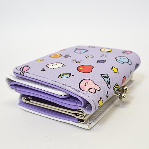 「ラッキーバンタン」 - BtSウォレットコレクション モノグラム パープル ラッキーバンタン」 - BtSウォレットコレクション モノグラム