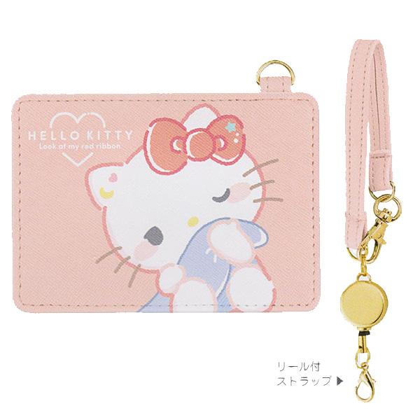 ハローキティ サンリオキャラクターズ SANRIO/リールストラップ付 パス