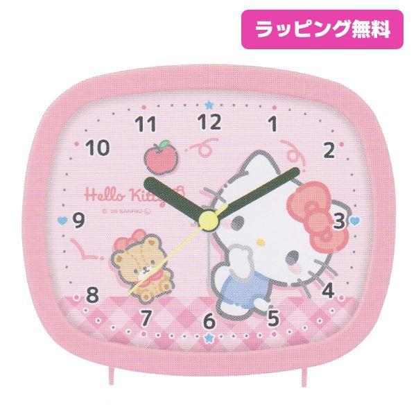 ハローキティ サンリオキャラクターズ SANRIO/スクエアライトクロック