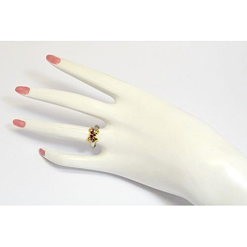 LANCEL（ランセル） 即納/ K18ゴールド プラチナPt900/ルビー