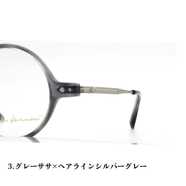 日本製 ジョンレノン セルフレーム×βチタンテンプル メガネフレーム フレームのみ 丸眼鏡 JL6022-1/JL6022-2/JL6022-3/JL6022-4/オプチ_3
