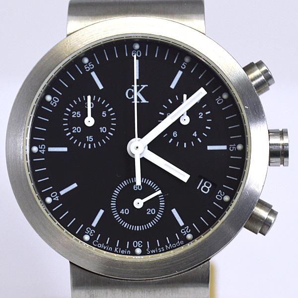 【未使用品】カルバンクライン　メンズ腕時計　クロノグラフ カルバン クライン ウォッチ ○現品限り 半額！/カルバンクライン