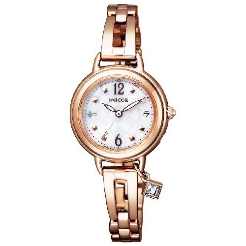 CITIZEN（シチズン）　wicca　ウィッカ/ソーラーテック電波時計　HAPPY DIARY　ブレスライン　KL0-961-11（取寄せ/代引不可）