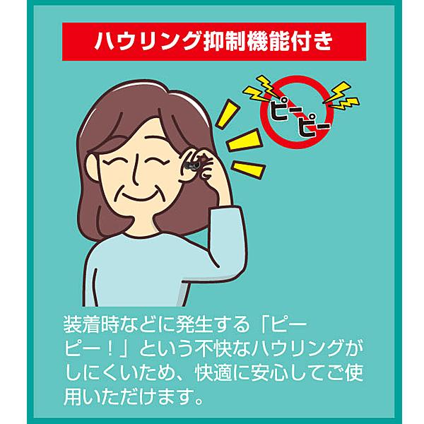 ○USB充電式 集音器/聞こえ〜る I 両耳セット 耳穴型 軽度 中等度