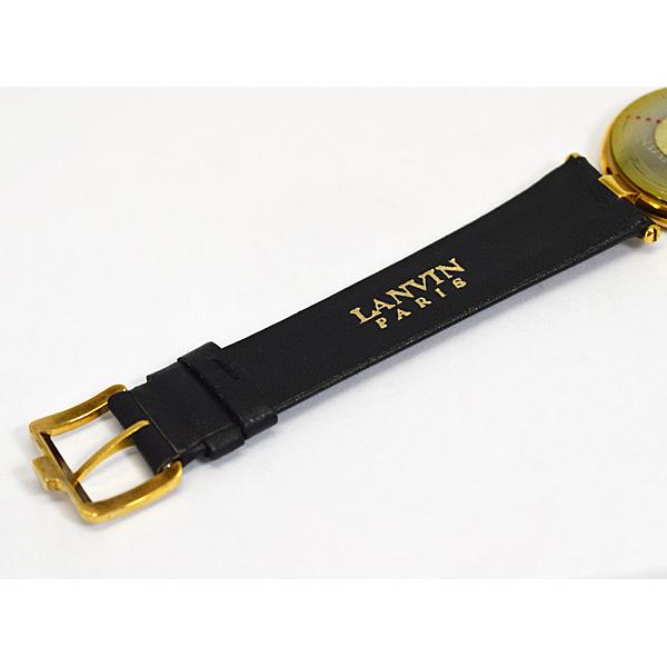 ●現品限り 半額！/LANVIN ランバン ウォッチ 腕時計 アナログ フランス製 スイス製ムーブメント ETA swiss 3気圧防水 日付表示 レディース メンズ LA-519445-Gの画像