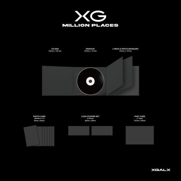 XG vinyl ミリプレ コア　まとめ売り　トレカ、シリアルなし 未再生］XG MILLION PLACES CD (トレカ・シリアルなし)｜Yahoo!フリマ