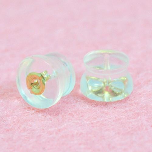 K10 10金 ゴールド＆シリコン　ダブルロック　ピアス　キャッチ　フィッティー（2ペアセット） 　PA33-3823（代引不可） |  | 02