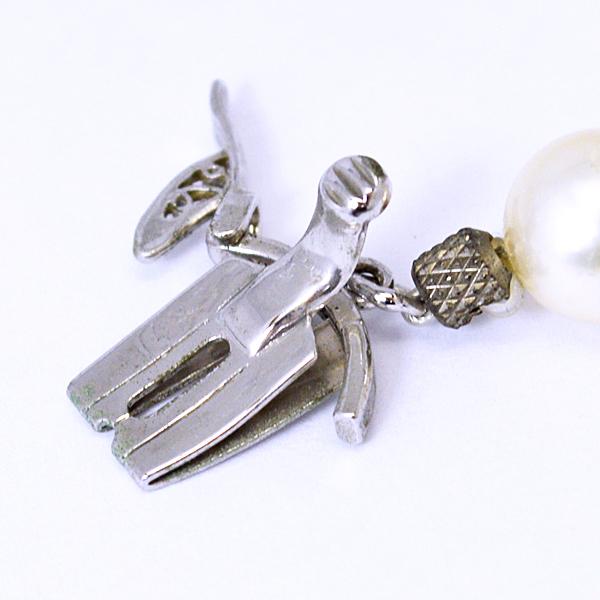 半額現品限り！シルバー SILVER/パール ネックレス 真珠 8.0mm玉 