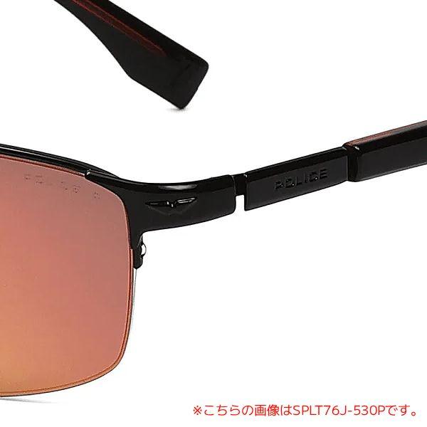 2026モデル/POLICE ポリス SWANS スワンズ/偏光レンズ MITレンズ サングラス メンズ UVカット カラーレンズ ミラーレンズ レッド SPLT76J-58530P オプチの画像