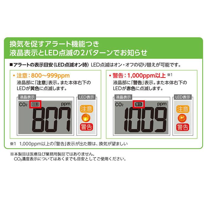 SEIKO（セイコー） 二酸化炭素濃度が測れる/SEIKO 電波掛時計 CO2濃度