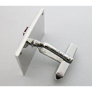 半額/ K14ホワイトゴールド ルビー/カフスボタン・タイタック 半額/ K14ホワイトゴールド ルビー/カフスボタン・タイタック