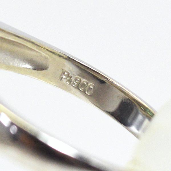 半額以下 現品限り/プラチナ Pt900 エメラルド ダイヤモンド リング 指輪 誕生石 5月 ジュエリー 華やか ゴージャス フォーマル 12号 鑑別書付 T-2606の画像