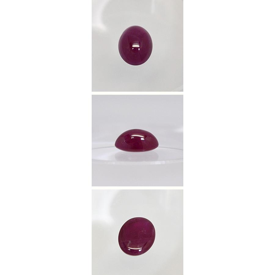 カボションカット/ルビー ルース 3.28ct TK-220-96 : アットマーク 