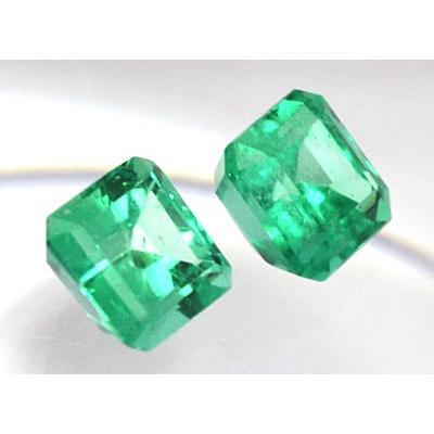 ステップカット エメラルド ルース 2個組 ピアスに最適 Tk Ps457 38 アットマークジュエリー 通販 Yahoo ショッピング