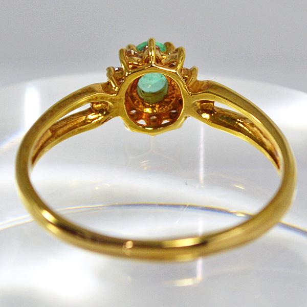 現品限り/セイコージュエリー K18 ゴールド 18金/エメラルド