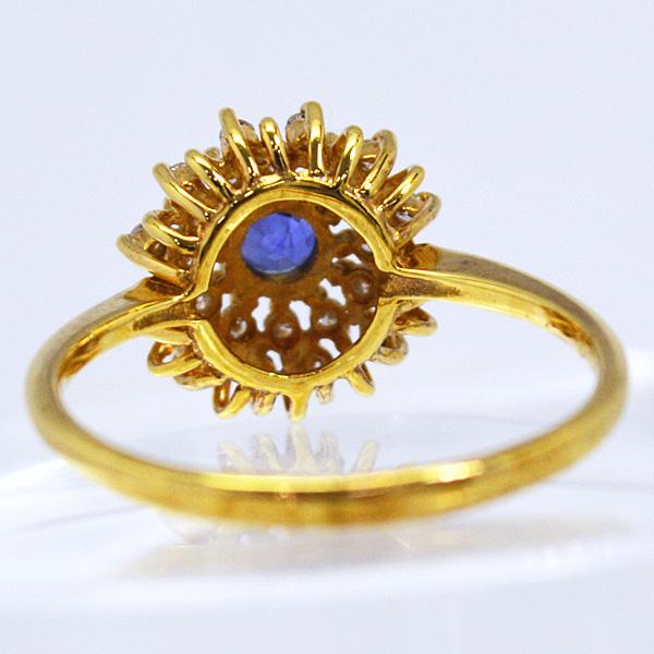 K18 ダイヤモンド リング オープンハート 11号 セイコージュエリー K18