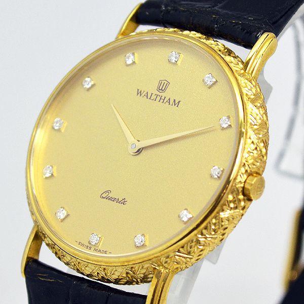WALTHAM（ウォルサム） 現品限り/K18 18金 ウォッチ 腕時計