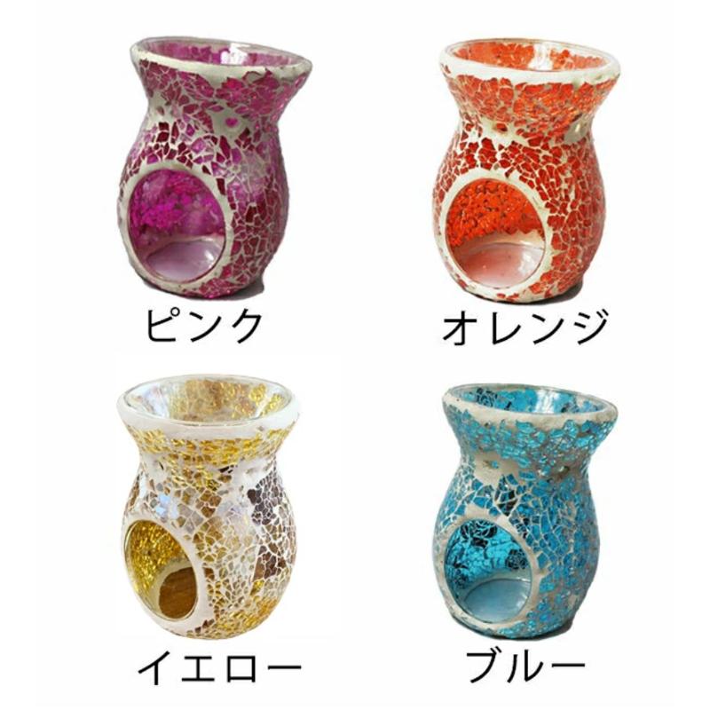 アロマポット キャンドルウォーマー ガラス キャンドルスタンド