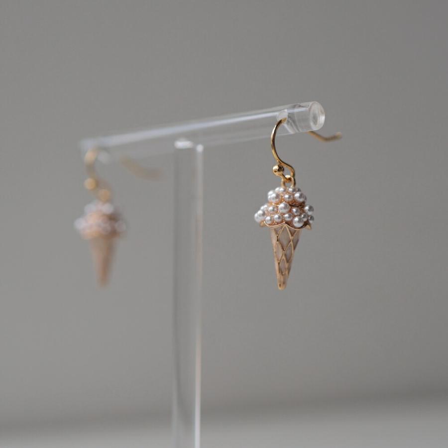 AJIRO ACCESSORY P409 ピアス フックピアス アイスクリームモチーフ