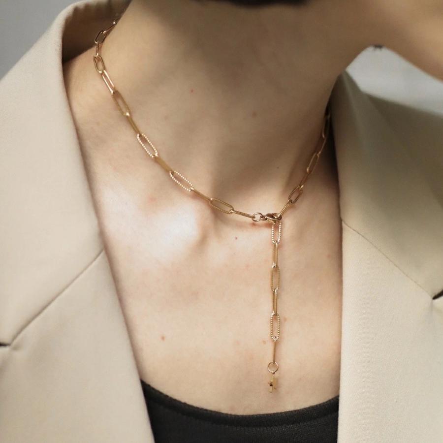 AJIRO ACCESSORY ネックレス サージカル ステンレス チェーン