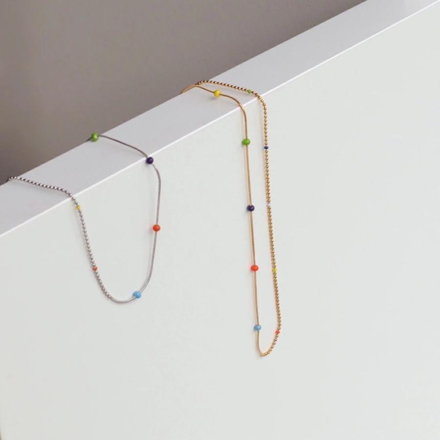 AJIRO ACCESSORY ネックレス ステンレス 金属アレルギー ゴールド