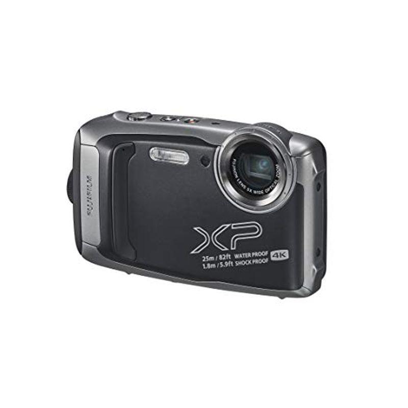 FUJIFILM 防水カメラ XP140 ダークシルバー FX-XP140DS デジタルカメラ（コンパクト） 